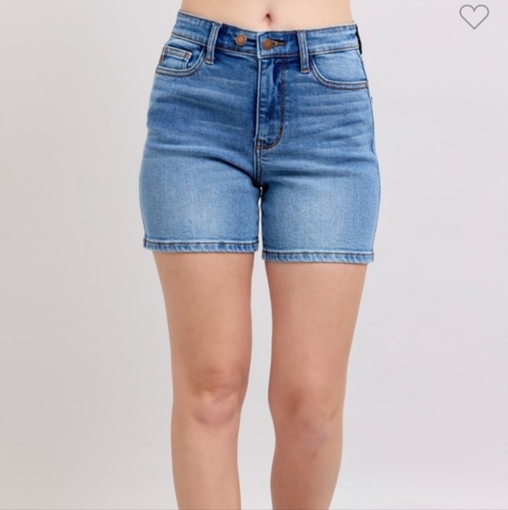 Classic Blue Denim Women's Shorts